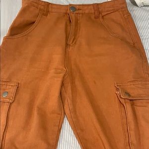 Cargo orange pants